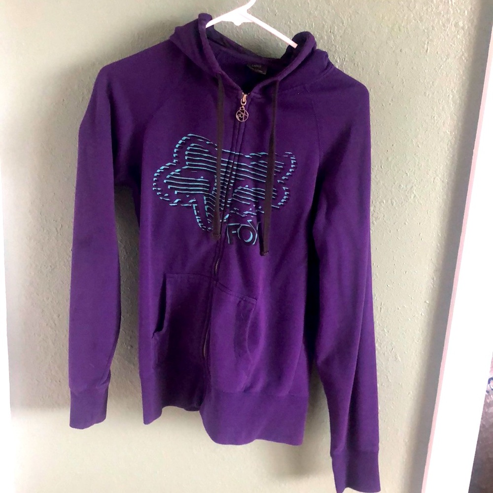 Purple FOX racing jacket